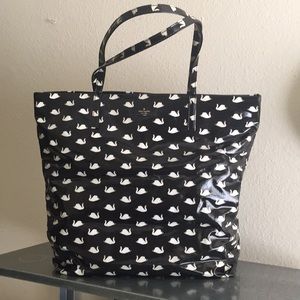 Kate Spade Bon Shopper Swan Print